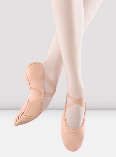 Bloch S0208L Prolite II Ladies Pink Leather Split Sole Ballet Slippers